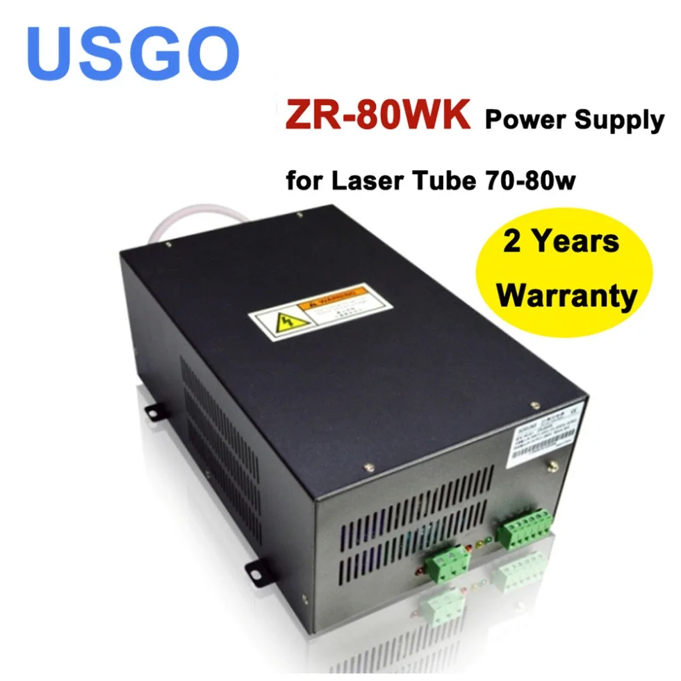 

USGO ZR-80WK Laser Power Supply 80w for Co2 Laser Engraving and Cutting Machine