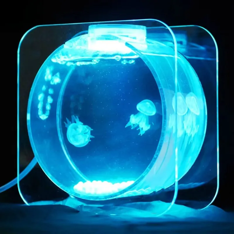 Hot Sale 2.5L Jellyfish Aquarium Novel Appearance Design Materials Novel Appearance Design Aquarium Accessories