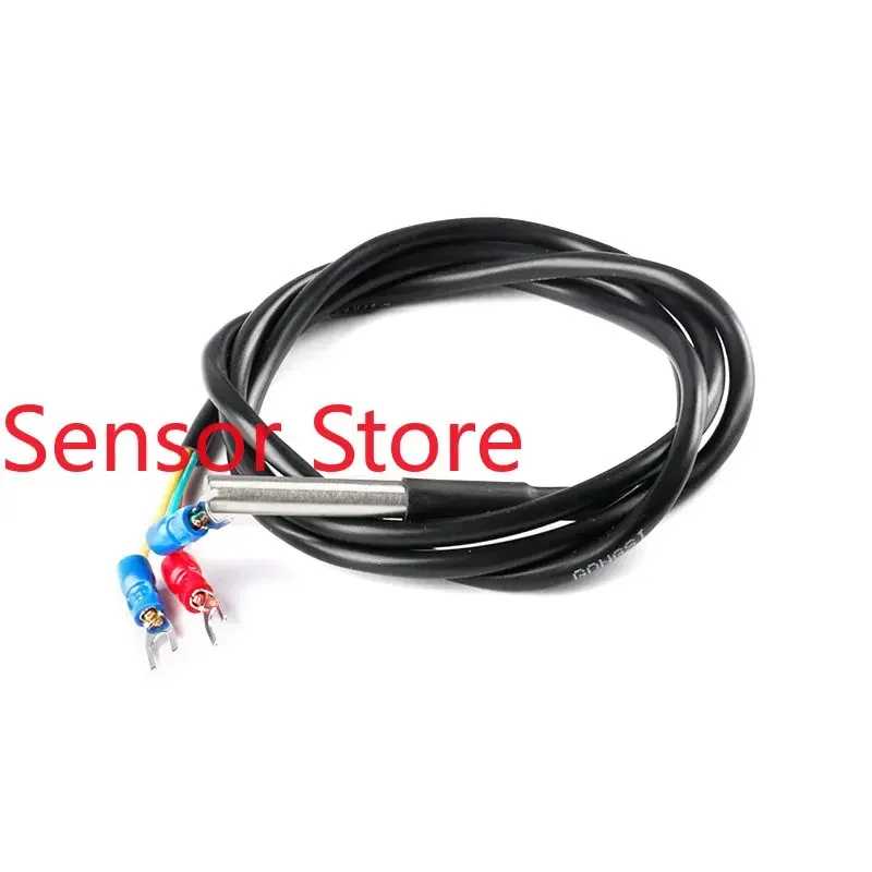 5PCS  Pt100 stainless steel encapsulated waterproof temperature sensor, high-precision  sensor