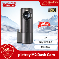 DDPAI M2 2K Dash Cam 330° Rotatable Car DVR with Smart Voice Control Night Vision Support 24H Parking Monitor