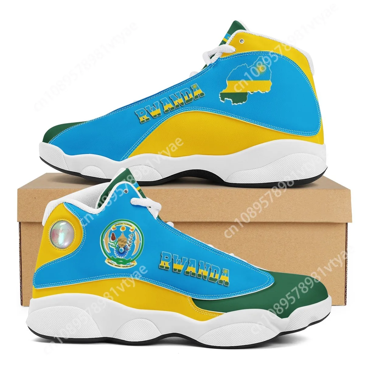 Ruanda Flag Designer Print Teenager Turnschuhe lässig gemütlich langlebige Laufschuhe Outdoor-Schuhe Herren Jungen Basketball Sportschuhe