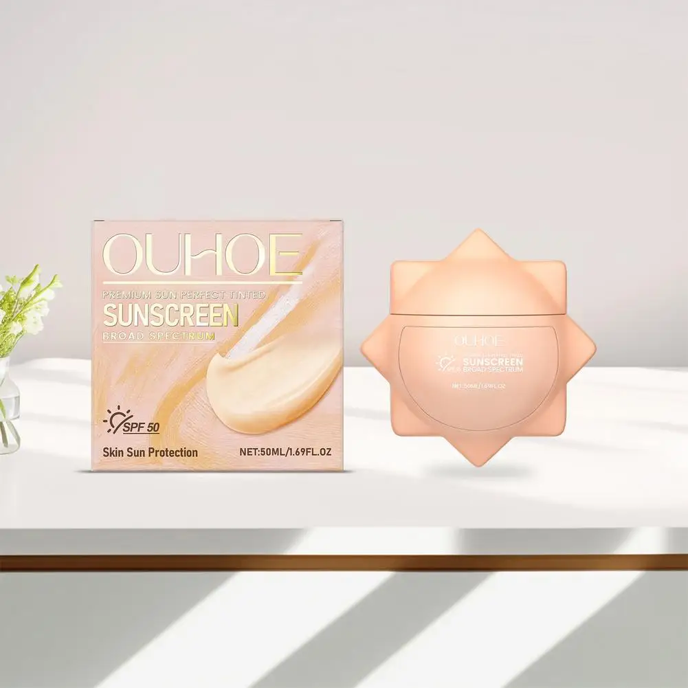 

SPF50PA++ Retouching Sunscreen Waterproof Sweat-proof Moisturizing Antioxidation Skin Cream Facial Protection Care Products X0F9