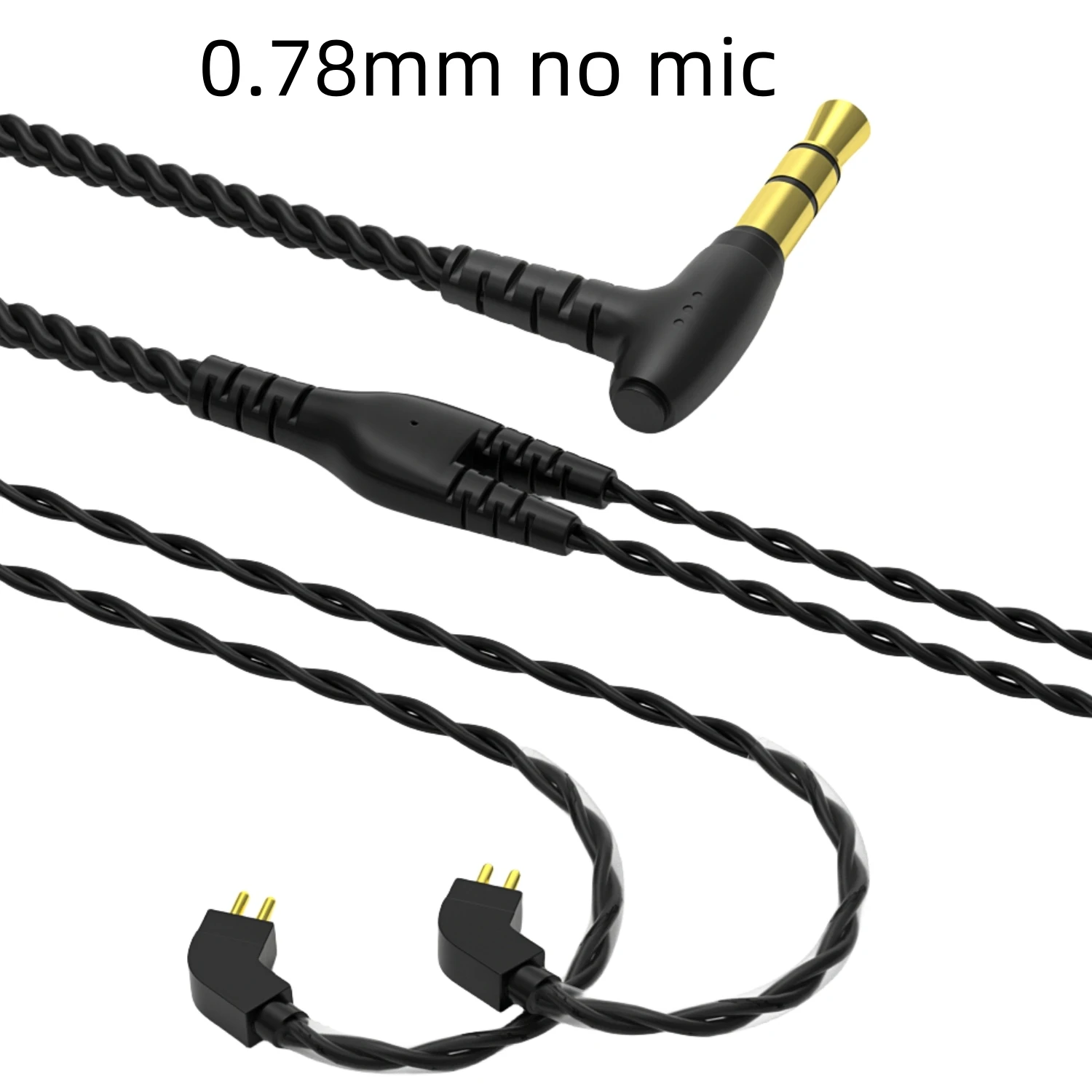 CVJ C PIN 4-жильный бескислородный медный кабель, 56 жилов, провод 0,78 мм с 3,5 мм разъемом, обновленный кабель с микрофоном для KZ TRN