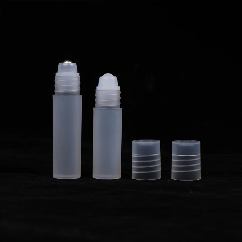 5/8/10ml Empty Perfume Roll Roller Ball Bottle On Plastic Stainless Steel Liquids Oil Container Refillable Bottles Holders