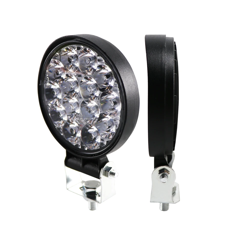 4x 42W 14LED Arbeitslicht LED Auto Nebelscheinwerfer 12V 24V für LKW SUV 4X4 4WD Engineering Scheinwerfer Off-road LED Runde Scheinwerfer – Detail 2