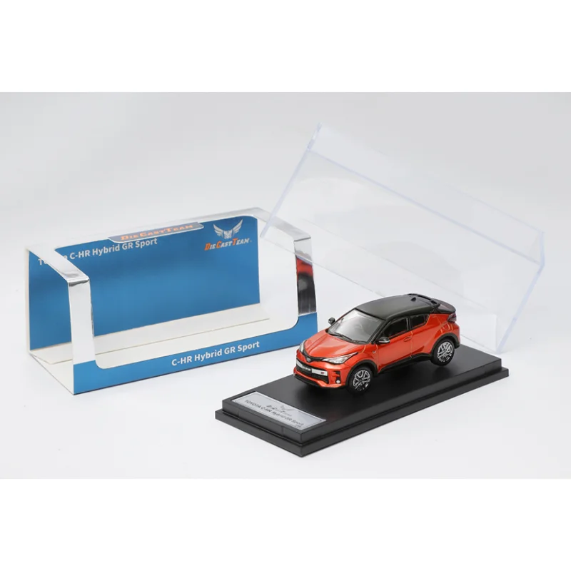 DCT Diecast 1/64 Skala CHR CH-R Model Samochodu Materiał Stopowy Kolekcjonerskie Ozdoby Dekoracyjne Zabawki Prezenty