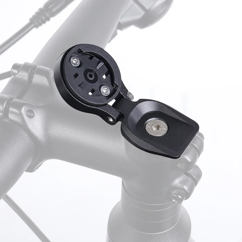 Bicycle Computer Holder Adjustable Mount Stopwatch Speedometer Support Stand for Garmin Bryton Wahoo Bicycle Computer Stem Mount