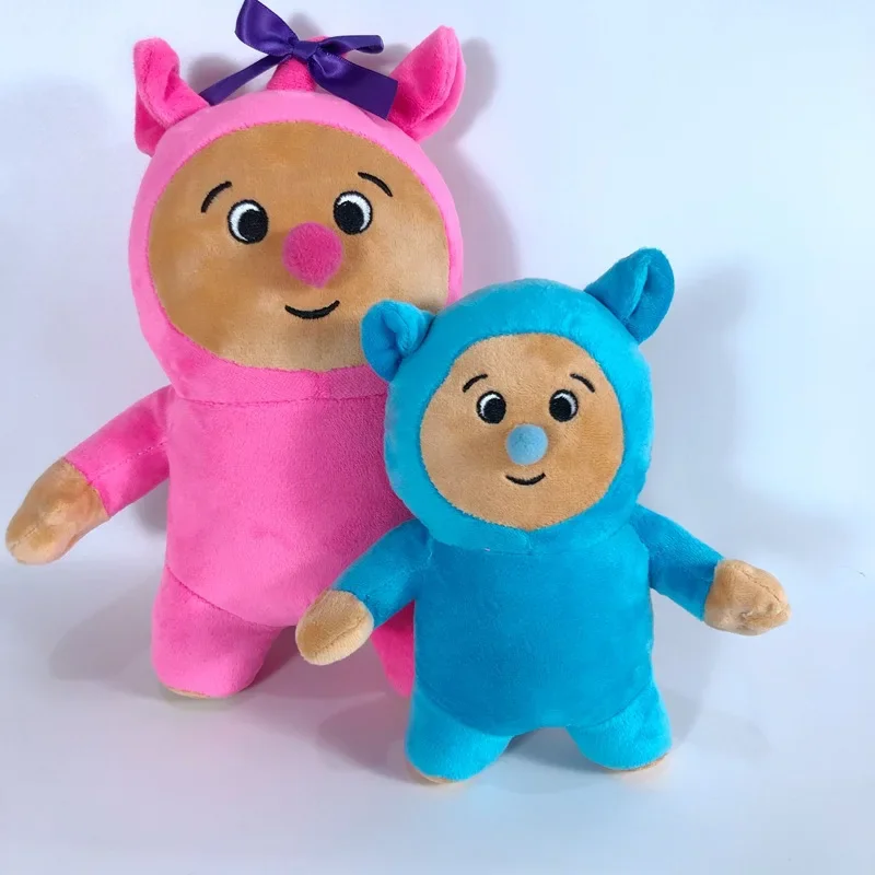 2pcs/set Baby TV Billy and Bam Cartoon Plush Figure Toy Soft Stuffed Doll For Kid Birthday Christmas Gift