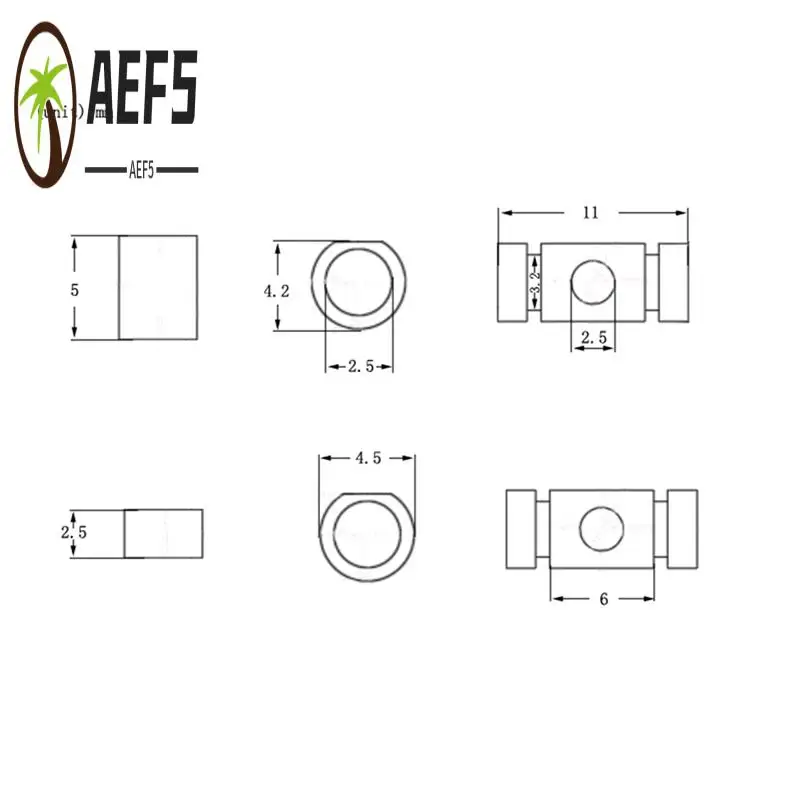 

AEF5-Electric Guitar String Buckle Holders With Mounting Screws Mounting Tree Guides Guitar Accessories