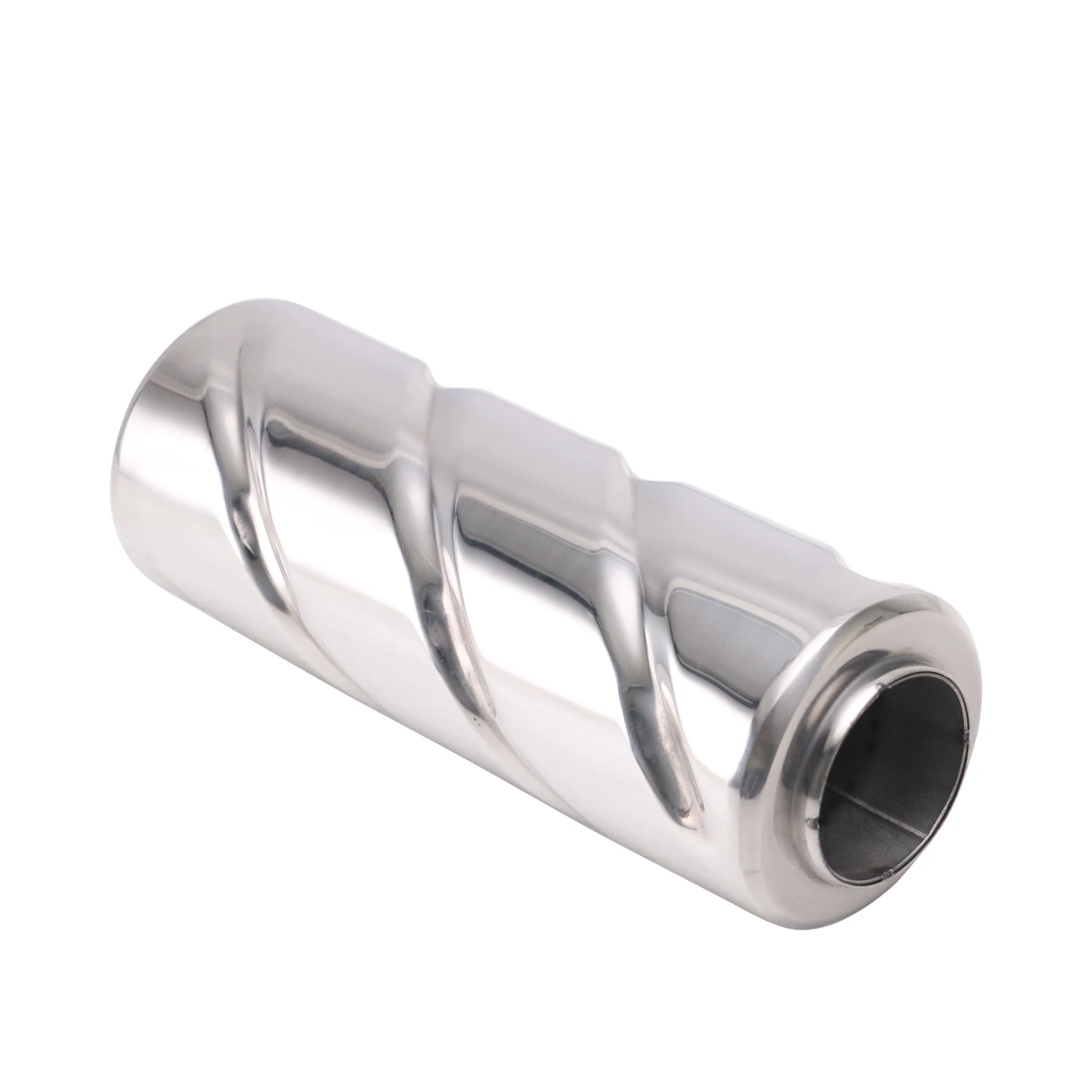 Universal Track Exhaust Resonator Muffler Stainless Steel 201 Spiral inner tube for 2.5/2 inch Exhaust Muffler
