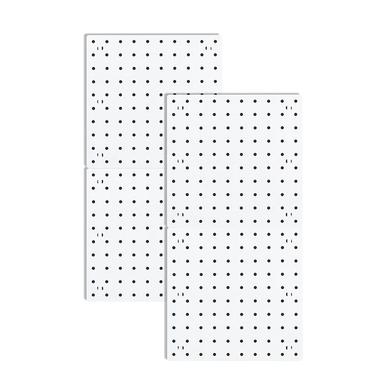 Pegboards, Pegboard Wall Organizer Panels, Peg Boards For Wall, Craft Room, Kitchen, Garage, Living Room, Bathroom(8Pcs)