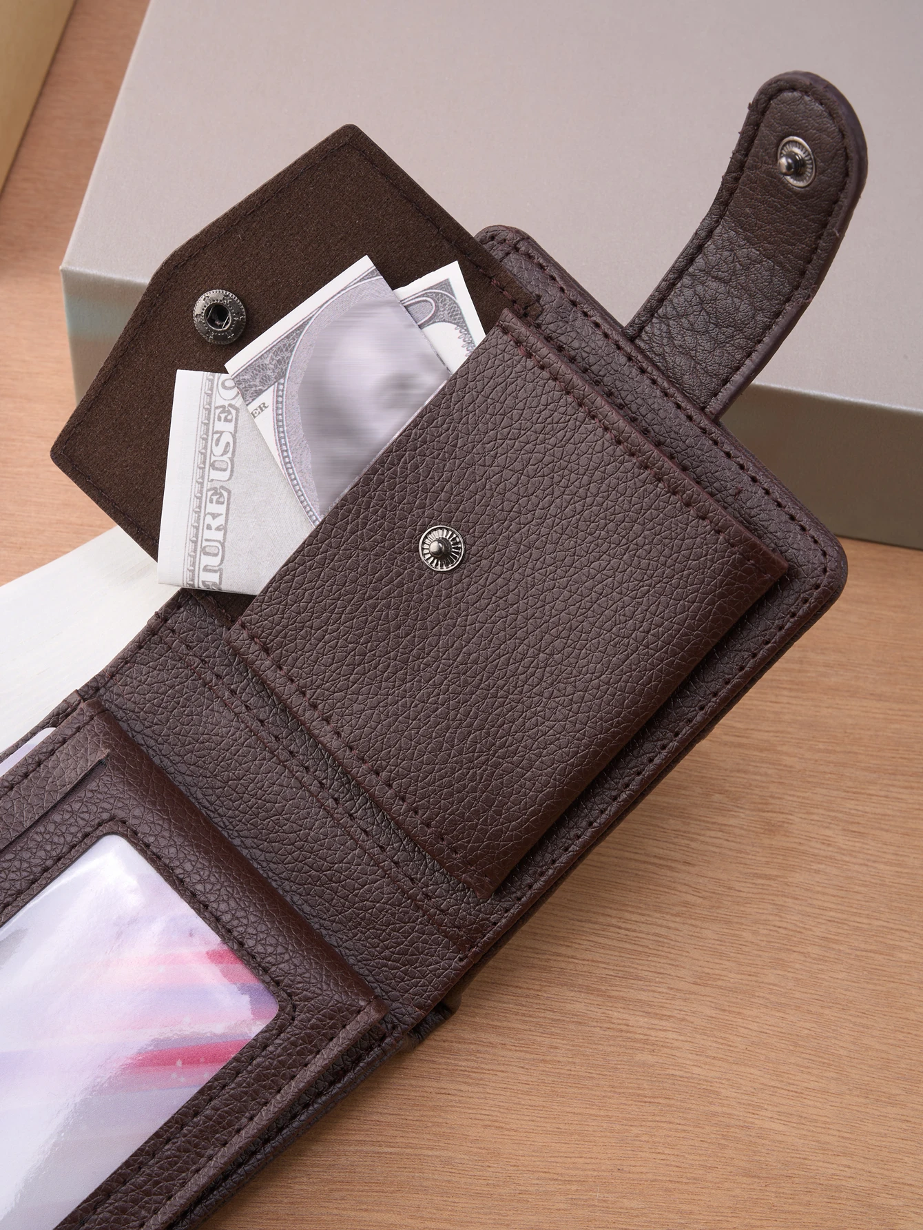 Men Wallets Leather Zipper Purse Man Slim Card Horders Quality Male Short Multi-card Wallet Coin Pocket Purse