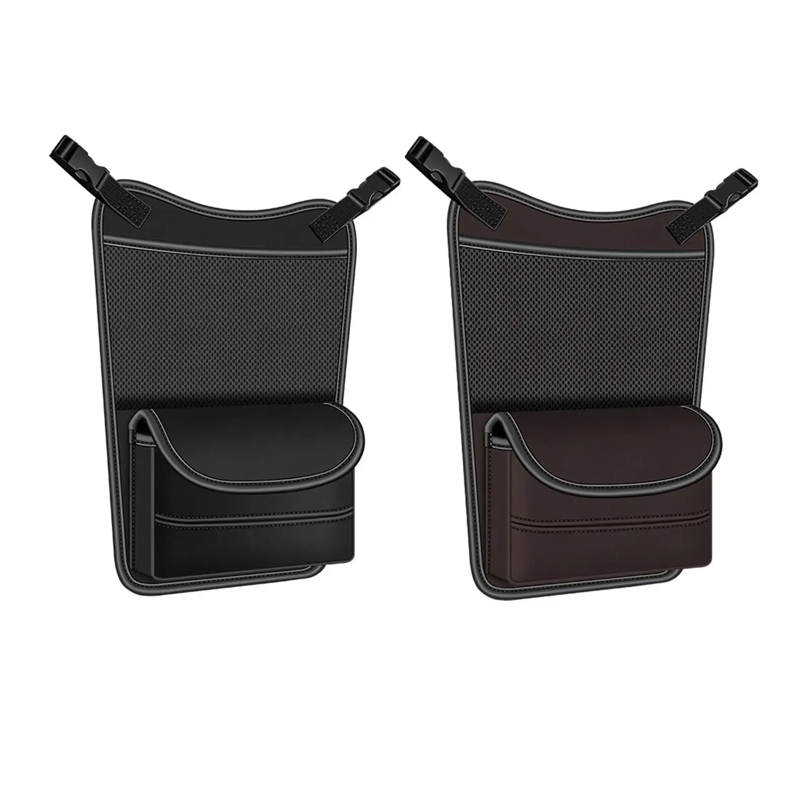 Car Net Pocket Between Seats Mesh Pocket Tissue Box Organizer Automotive Interior Organizers Automotive Consoles Organizers