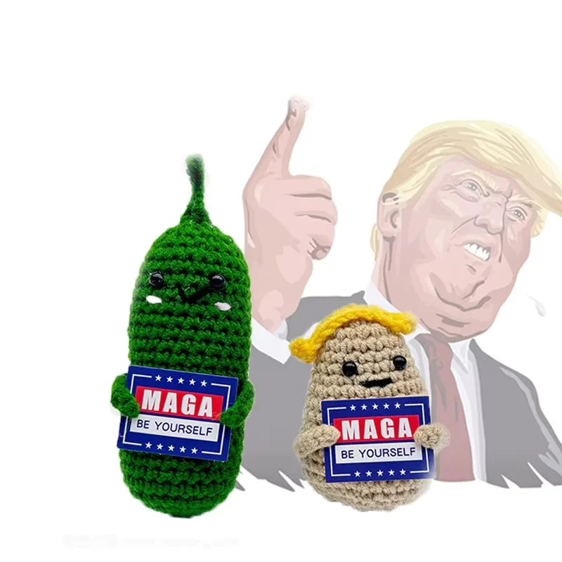 Trump Doll Cute and Fun Positive Potato Trump Memorabilia, Perfect Novelty Gift for Laughs and Smiles Unique Collectible for Fan