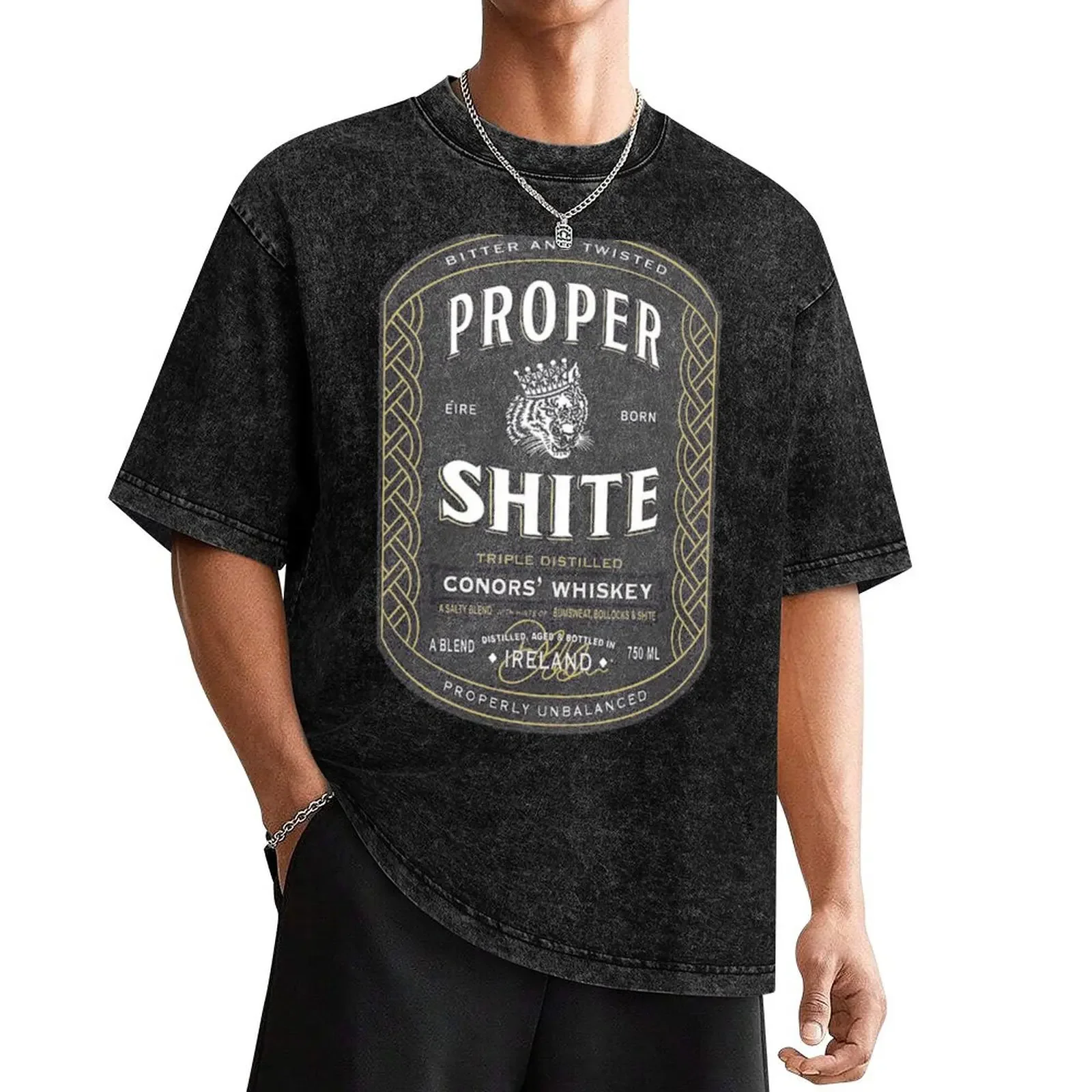 Proper 12 Proper Twelve Irish Whiskey T-Shirt vintage graphic tee baggy shirts mens big and tall t shirts