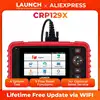 LANCEMENT-CRP129X OBD2 Scanner, lecteur de code, outils de diagnostic moteur, ABS, SRS, AT, huile, SAS, EPB, TPMS, Cristal, lancement OBDII 2