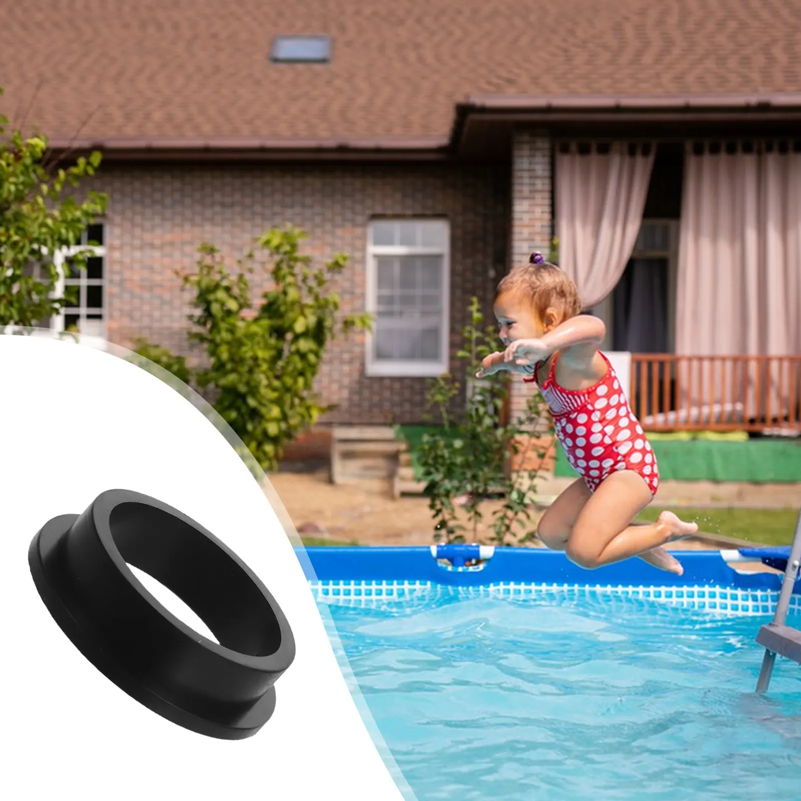 6Pcs Pool Pump Gasket Set Reliable Seal for Sand Filter Pumps Easy Install Leak Preventing Replacement Kit Swimming Pool Parts