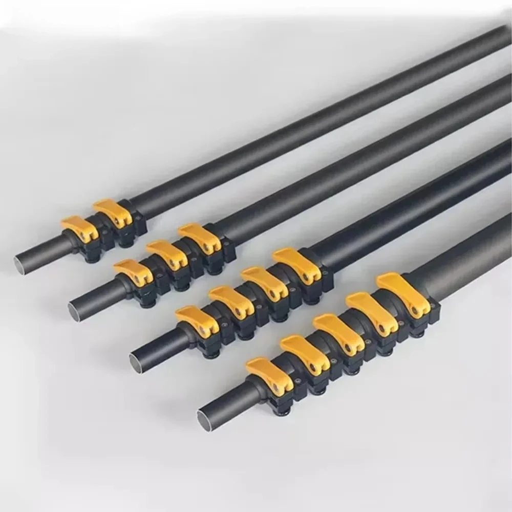 Telescopic Pole for Window Cleaning 10 m 12 m 15 m Aluminum Extension Handle with Cleaning Brush Components Cleaning hine