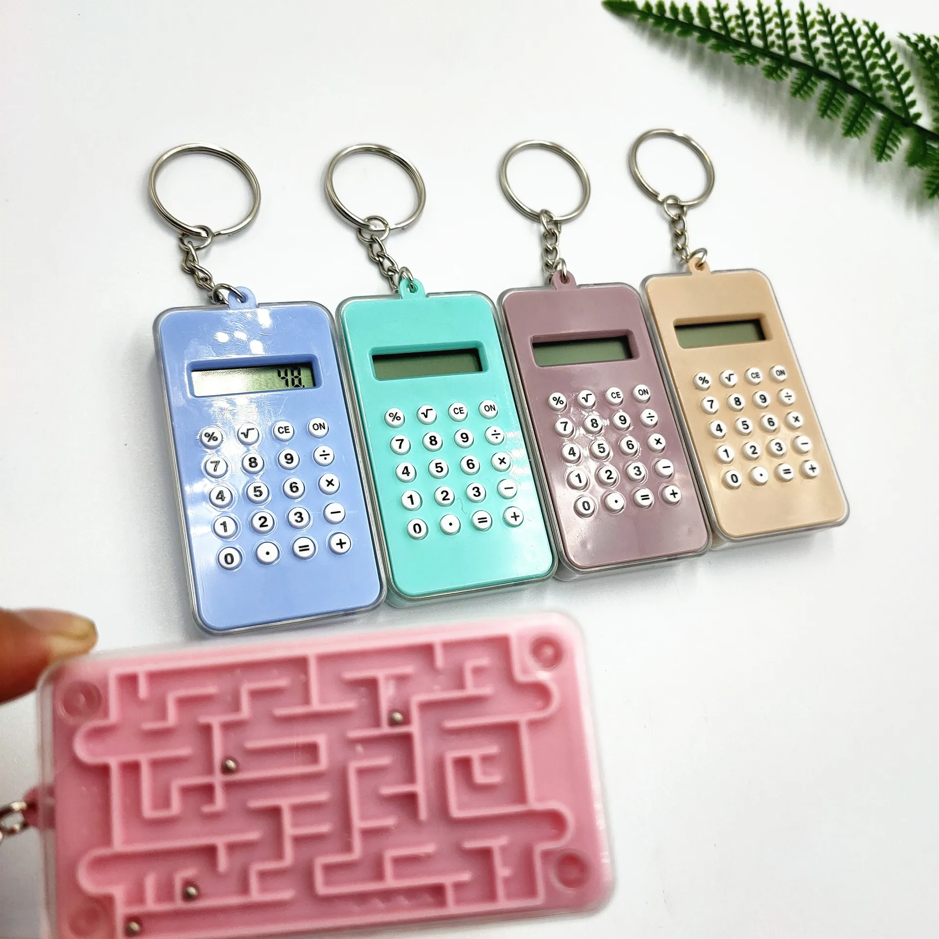 calculator keychain Multifunctional Calculator Creative Convenient Electronic Mini Calculator Bag Charm Keychain for School