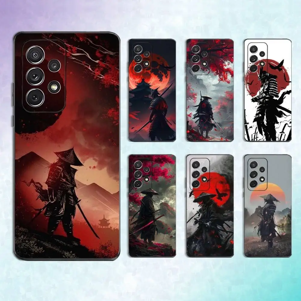 

Bushido Samurai Art Phone Case For Samsung S25,S24,S23,S22,S21,S20,S10,Ultra,Plus,Lite,FE,Soft Silicone Black Cover