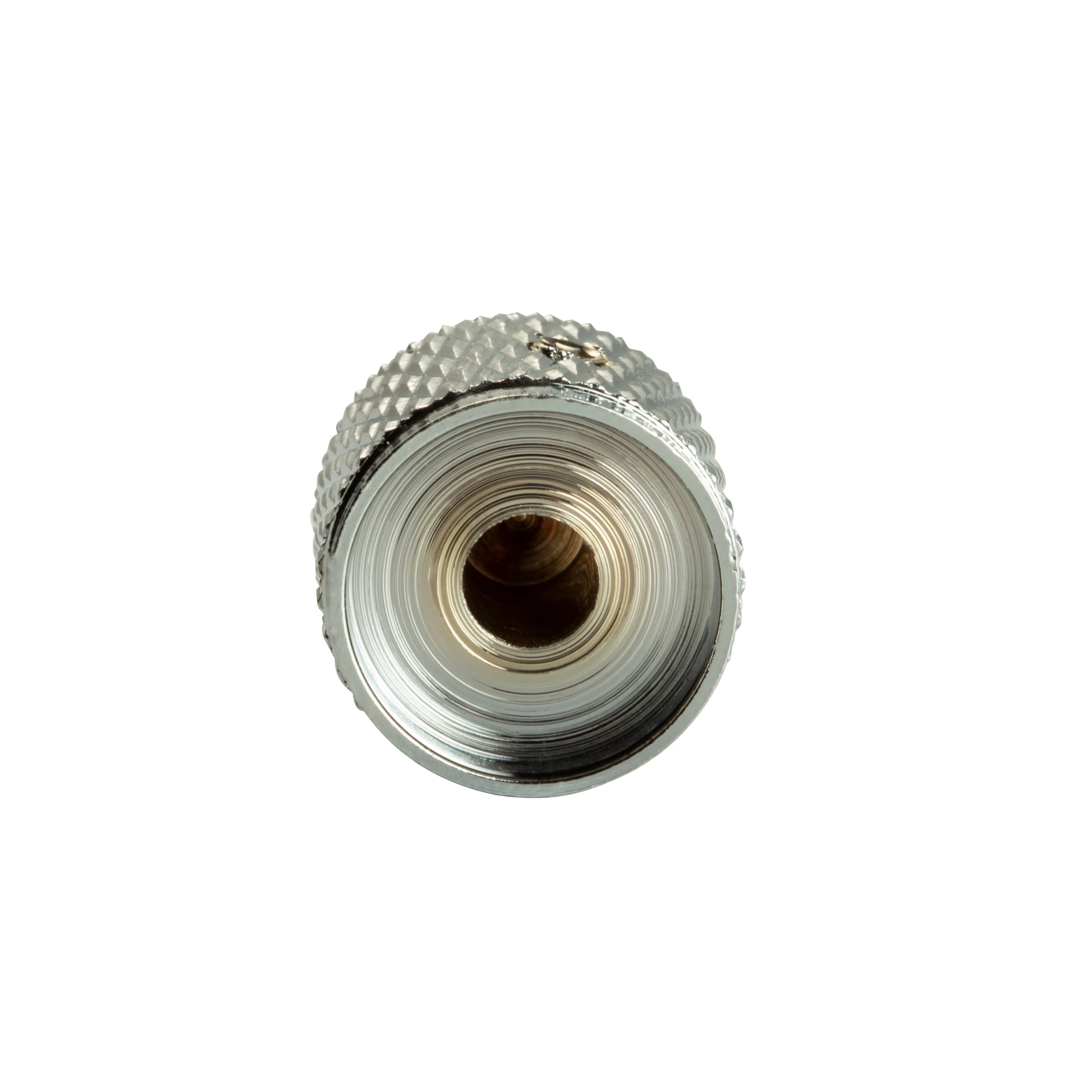 PHRILAM 6mm Steel Knurled TL  Knobs with Set Screw for TL or Precision Bass, Chrome (Set of 4) with Allen Keys Screw