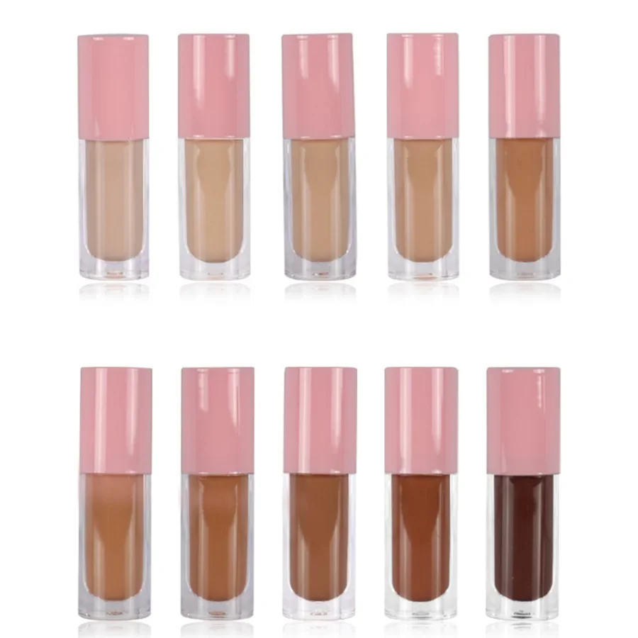 Custom Bulk  Dark Circle Cover Matte Liquid Concealer Private Label Base Waterproof Concealer Long Lasting Make Up Cosmetics