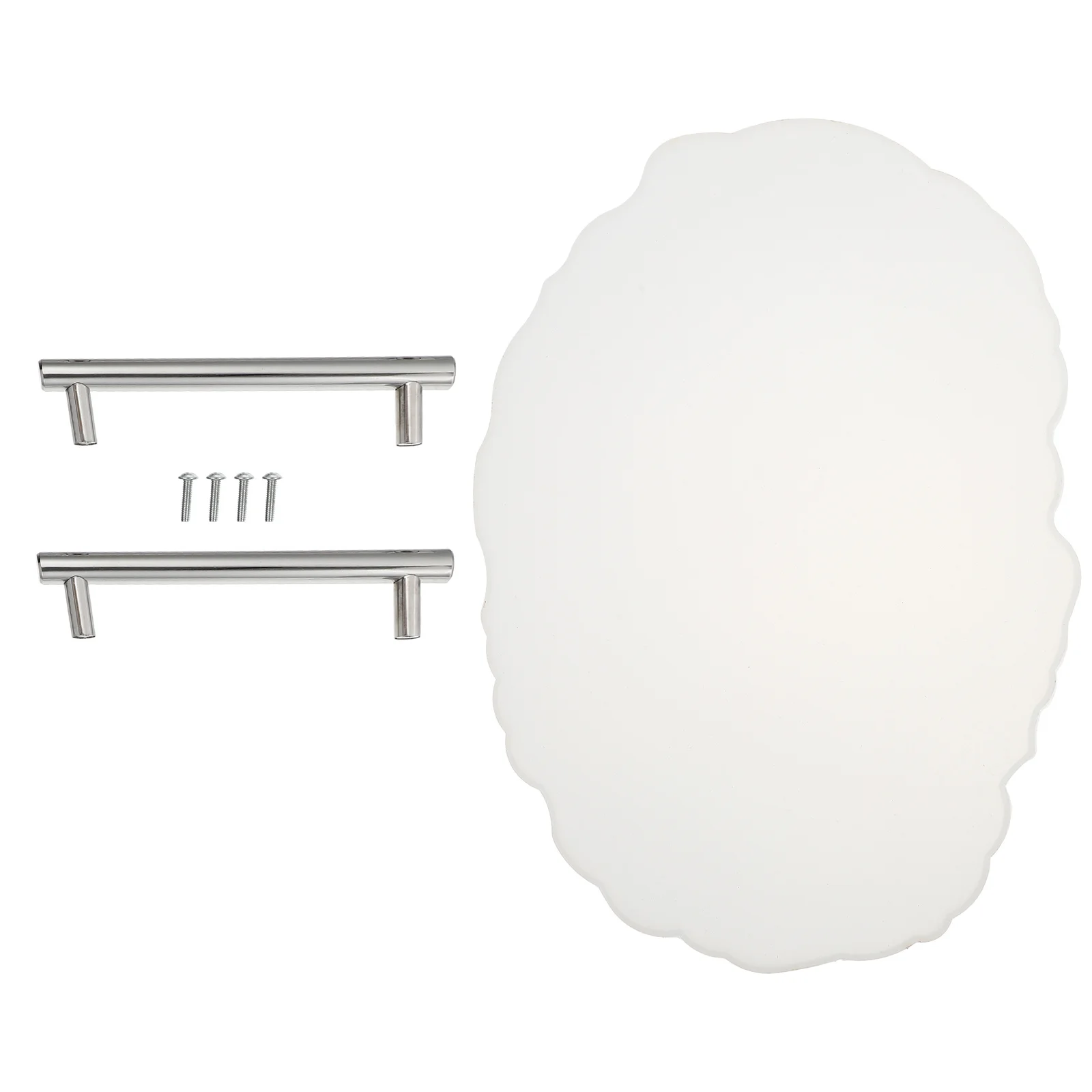 Silicone Coaster Mold 2 Handles Fruit Tray Crystal Epoxy Casting Mold DIY Craft Epoxy Supplies DIY Supplies Coaster Making Tools