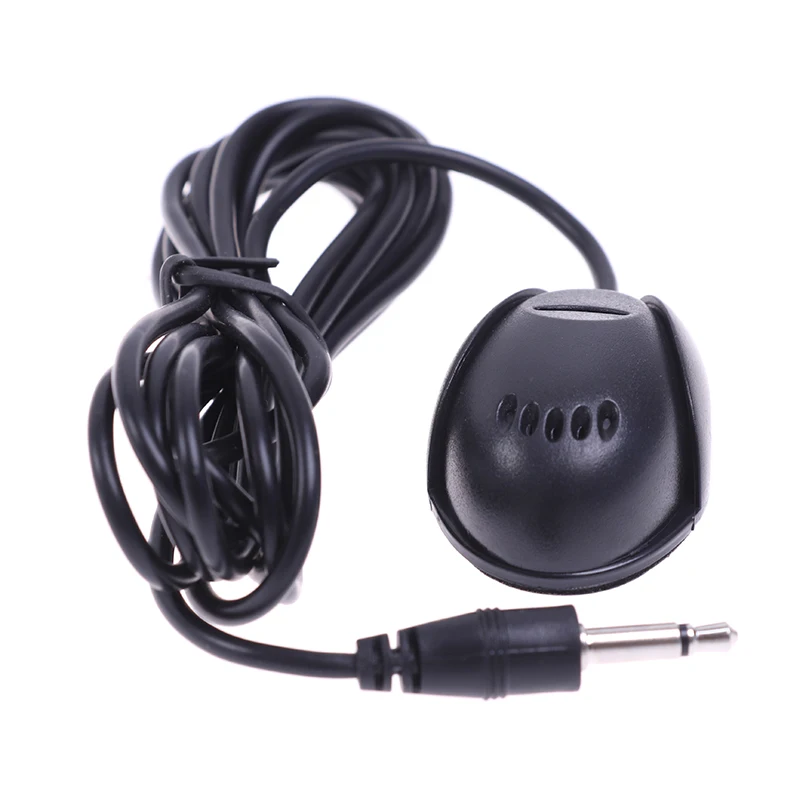 Mini 3.5mm Wired Paste Type External Microphone Car Audio Mic Meeting Player