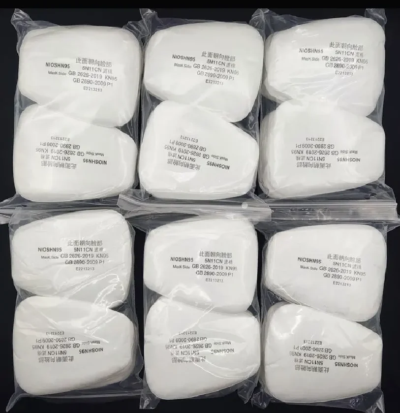 5N11 Dust Cotton Filter Paper 501 Holder For 3M 6001/6200/7502/6800 Chemical Spraying Painting Respirator Gas Mask Accessories