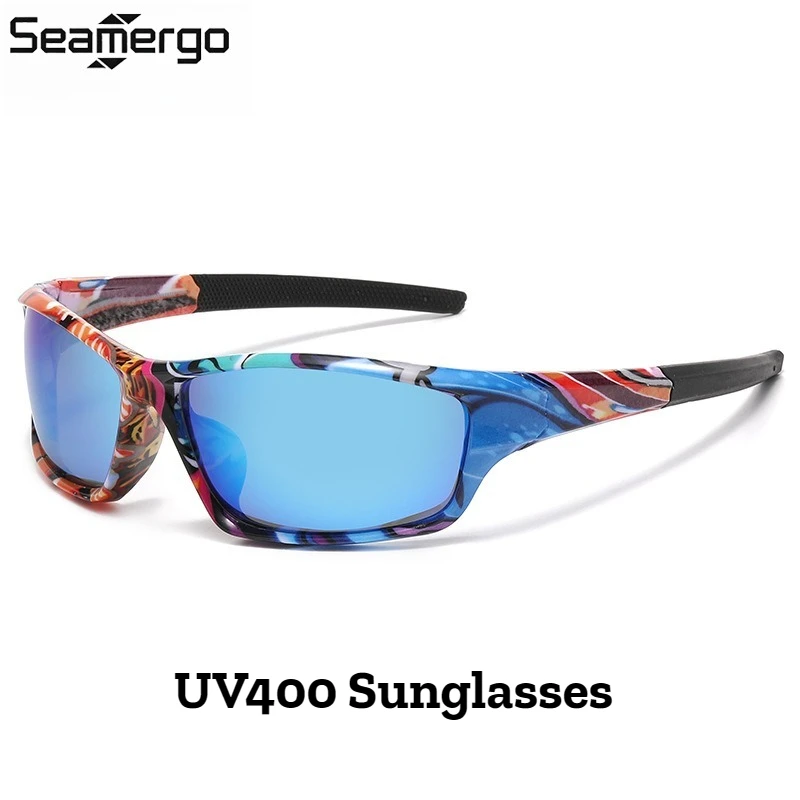 

SEAMERGO New Luxury Style Polarized Sunglasses Men and Women Outdoor Riding UV Protection Camping Fishing Sports Sunglasses