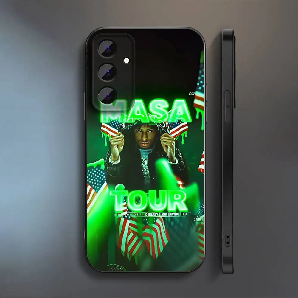 حافظة هاتف Make America Slime مرة أخرى Y-YoungBoy لهاتف Samsung S 25,24,23,22,30,21,10,9,Ultra,Plus,Lite,FE,4,5G حافظة سوداء ناعمة