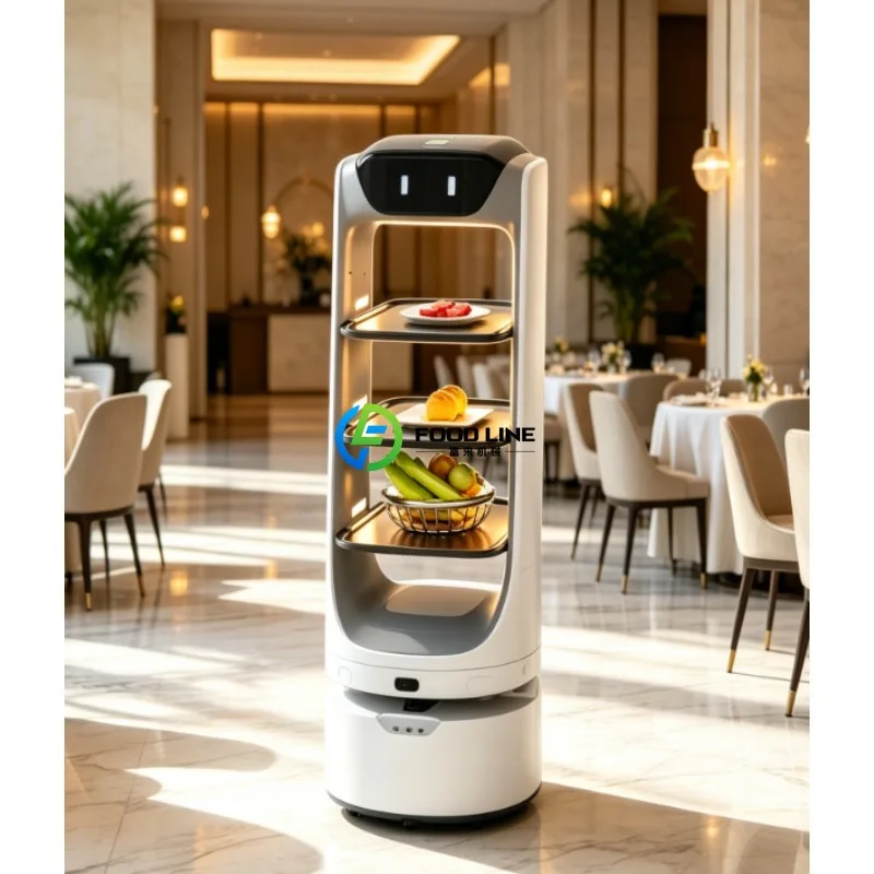 Automatic obstacle avoidance delivery robot/restaurant waiter robot/robot delivery!