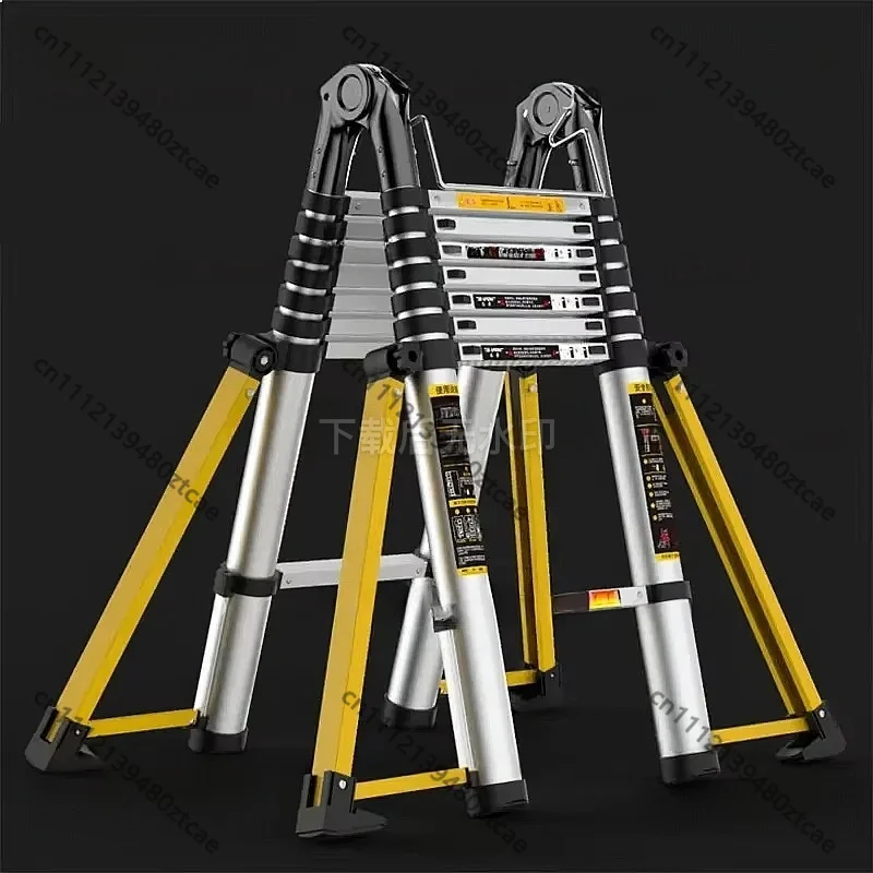 Aluminum Alloy Multifunctional Step Ladder Stable Load-bearing Anti-slip Household Indoor Climbing Support Stool