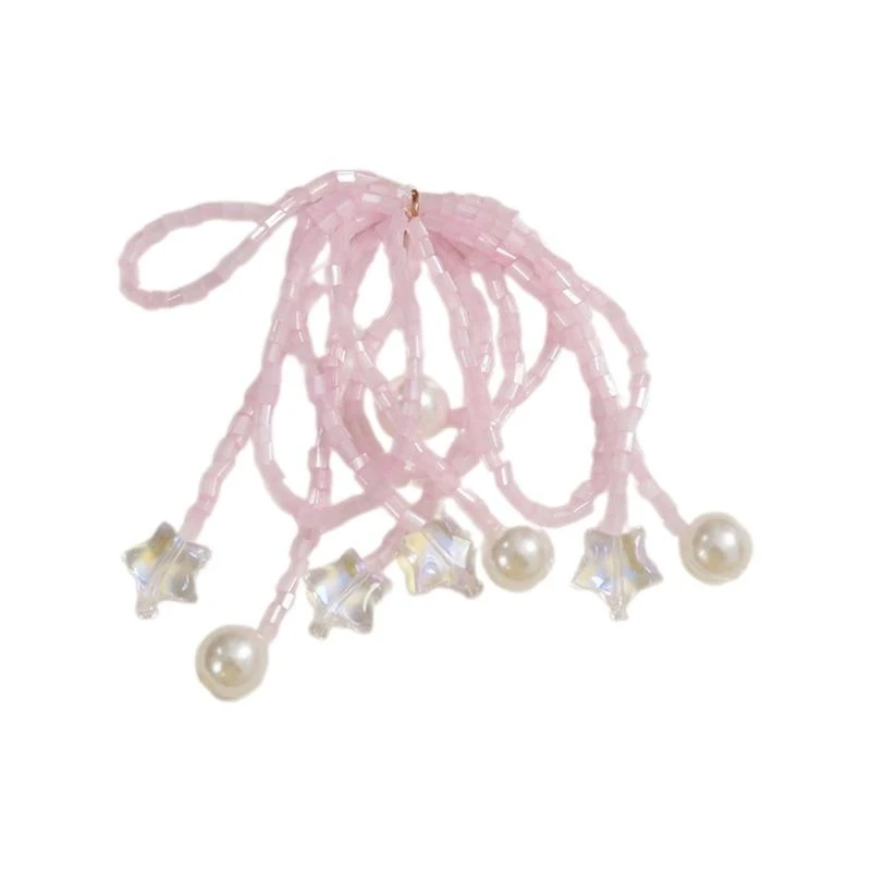 Artisanal Beading Bowknot Accessory Versatile Bowknot Tassels Charm Customizable Jewelry Making Beaded Ornament
