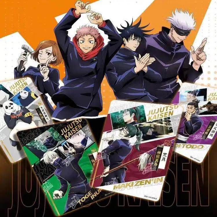 Genuine Kayou Jujutsu Kaisen Cards Tokyo Jujutsu High Series Sorcerer Collectible Cards Satoru Gojo themed cards toys and gifts