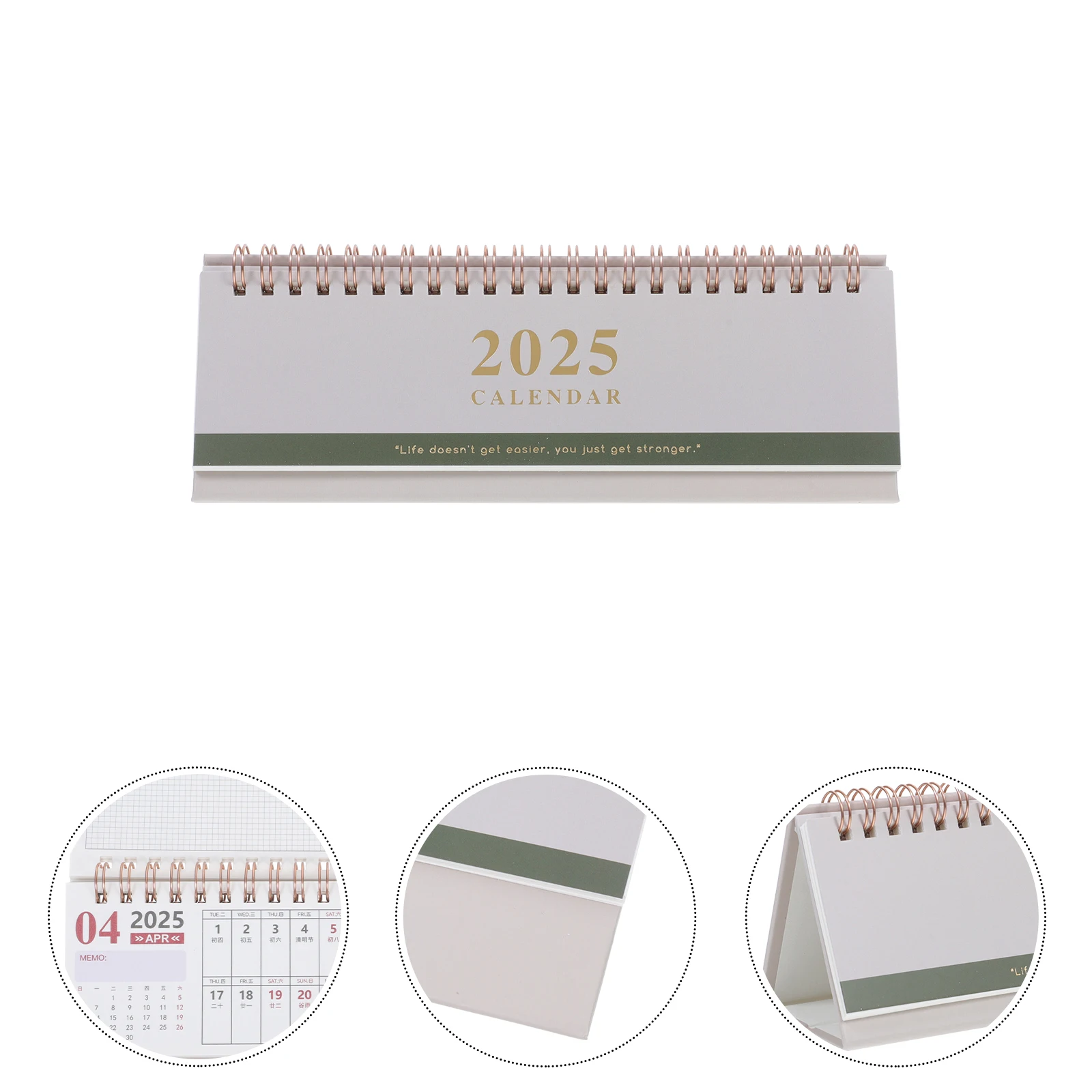 

Creative Long Desktop Flip Calendar Modern Office Home Decor Standing Monthly Calendar For Classroom Teacher Workspace Planning