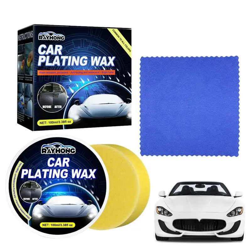 

100ml Car Wax Care Surface Cleaner Protective Coating Hydrophobic Paint Crystal Wax Car Wash Top Coat Polish Cleaner