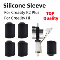 Silicone Socks For Creality K2 Plus Hi Combo Case 3D Printer Heating Block Silicone Sleeve K2P Hotend Heat Insulation Case Cover