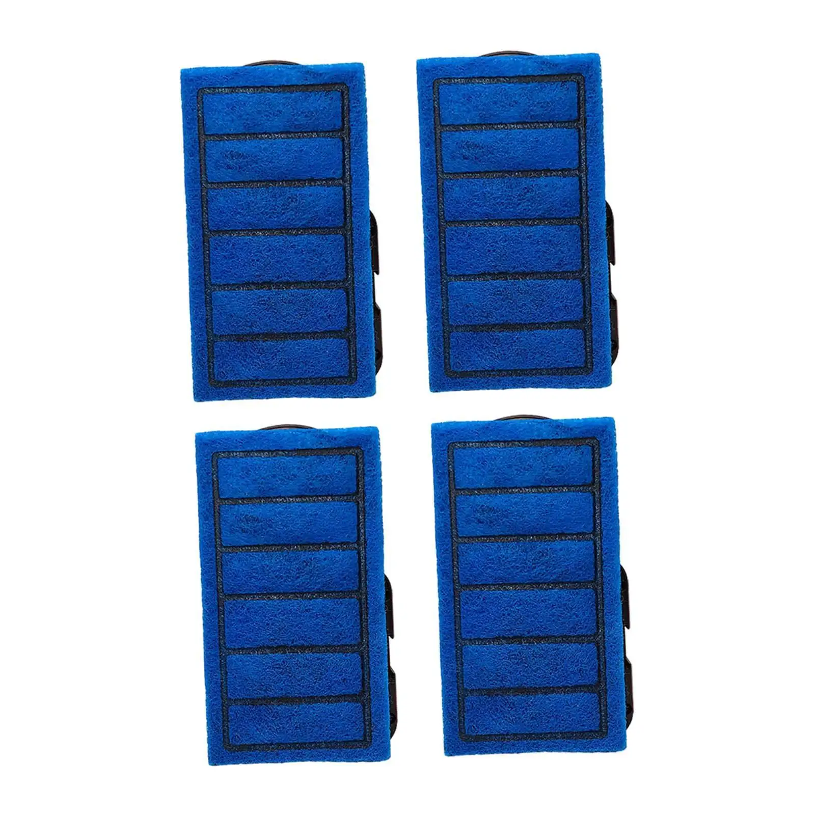 4 Pieces Tank Filter Cartridges Easy to Install Accessories High Performance Aquarium Internal Filter Cartridges for 5W