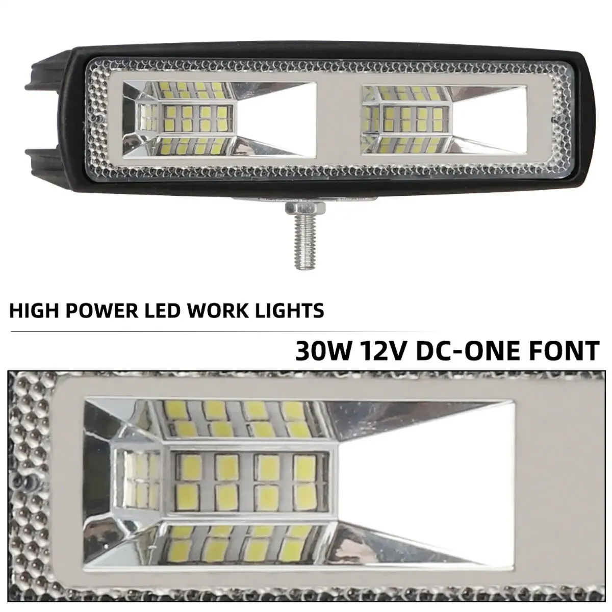 1PCS 35W 30W Wrok Light LED Lightbar 2835LED 16SMD 24SMD Led Bar for Truck Tractor SUV 4x4 Car Led Headlights Work Bar