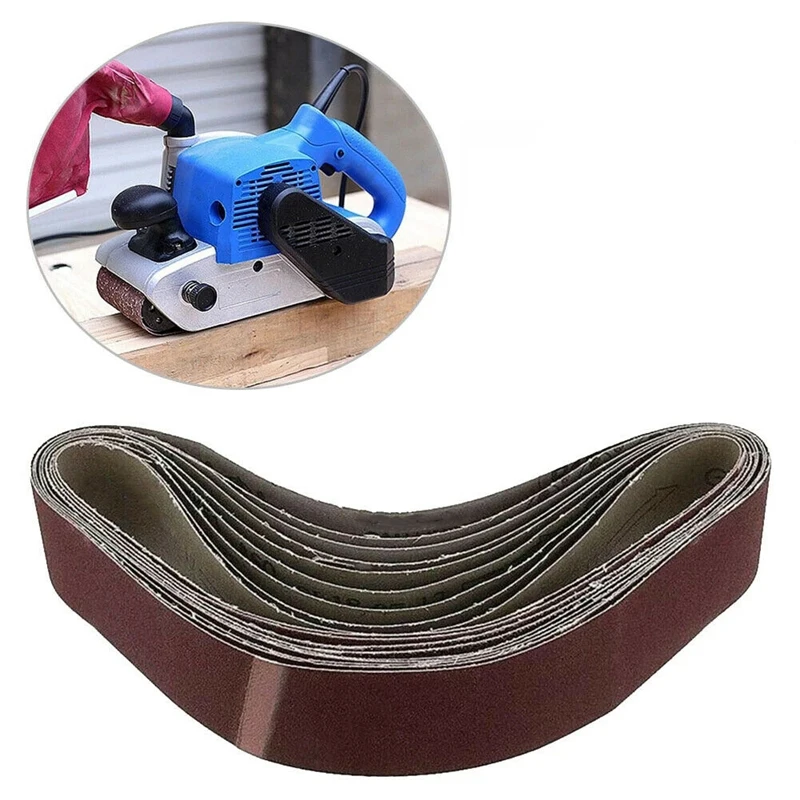 10Pack 686X50Mm Sanding Belts 1000 Grit Aluminium Oxide Sander Sanding Belts-A62I view 6