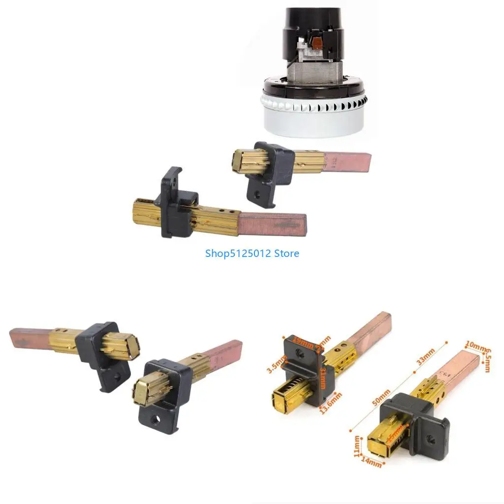 G8TC Carbon Brushes Electric Motor Carbon Brush Replacement with Great Conductivity