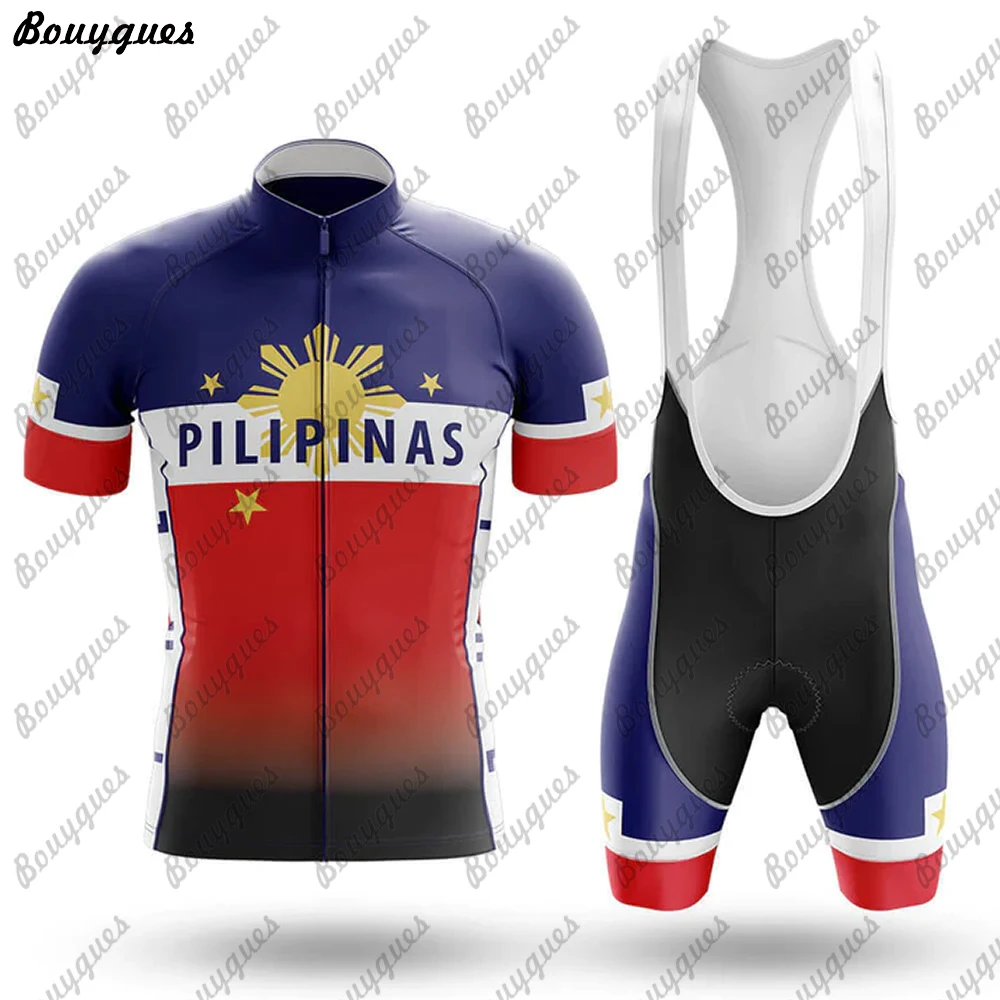 Philippines Cycling Jersey Set Summer Cycling Wear Mountain Bike Clothes Bicycle Clothing MTB Bike Cycling Clothing Cycling Suit