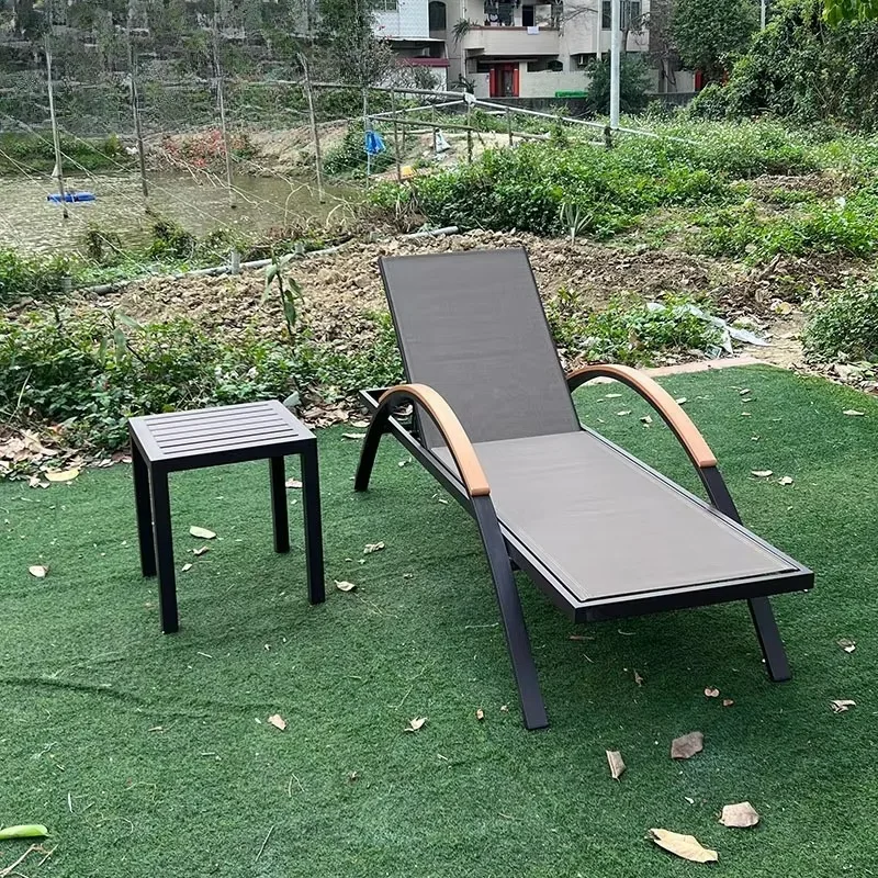 Factory Direct Compatible With Outdoor Lounging Pool Lounger Leisure Beach Chair Villa