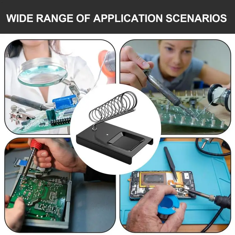 Portable soldering iron holder Welding Soldering Iron Stand A Type Base Equipment Part Rack Electric Soldering Iron Accessories