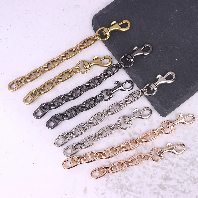 

Удлинительная цепочка для сумки из сплава, металлическая цепочка с круглым крючком, сумка на плечо подмышками, трансформационные сумки через плечо, удлиненная цепочка