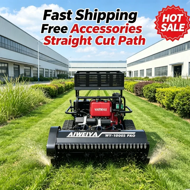 Customized Quick Delivery Zero Turn Lawn Mower Self Propelled Lawn Mower Grass Cutting Machine With Storage Rack For Community