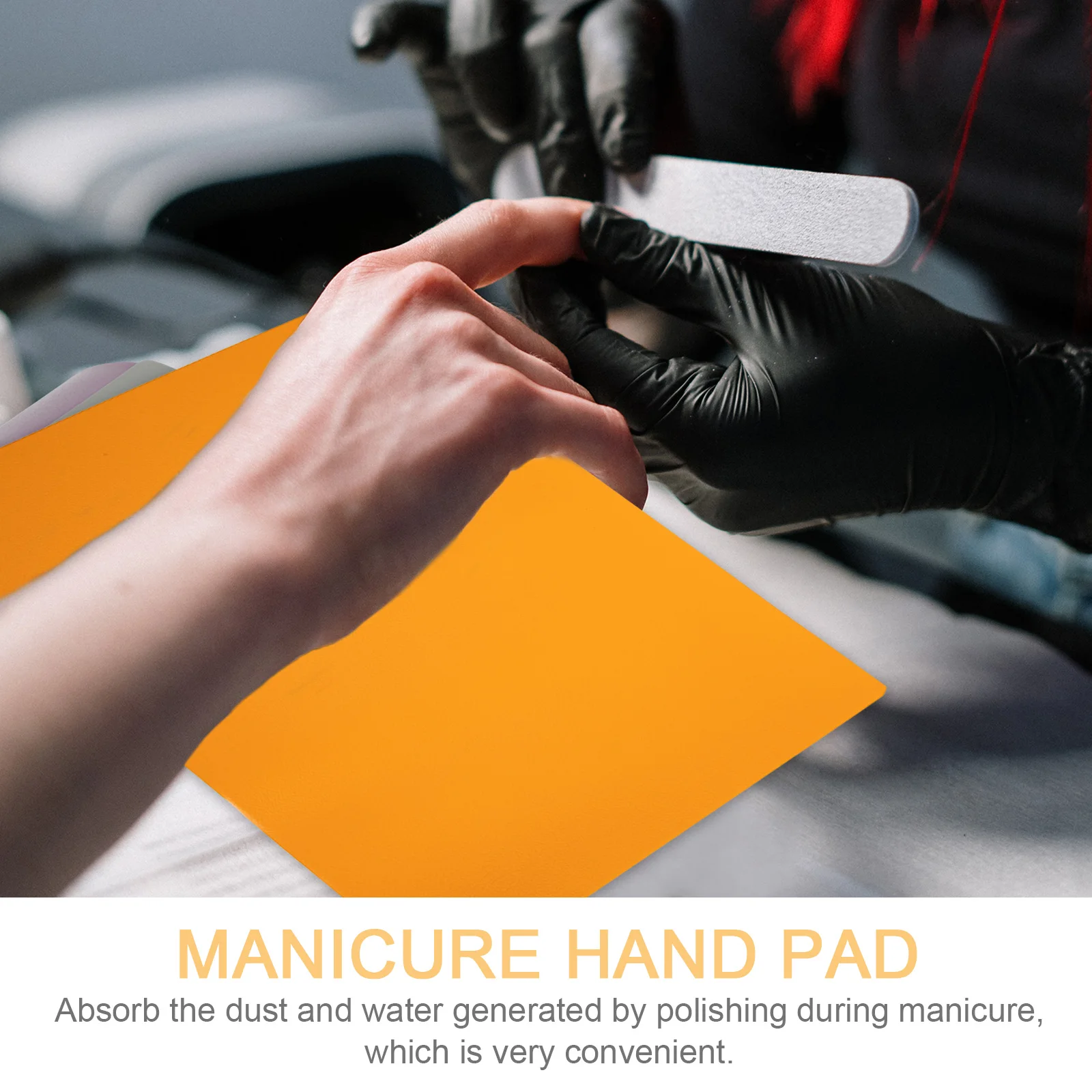 

Manicure Mat Dual-Sided Nail Art Pad Supple Odorless Desktop Protector Reusable Nail Salon Tool Manicure Hand Pad