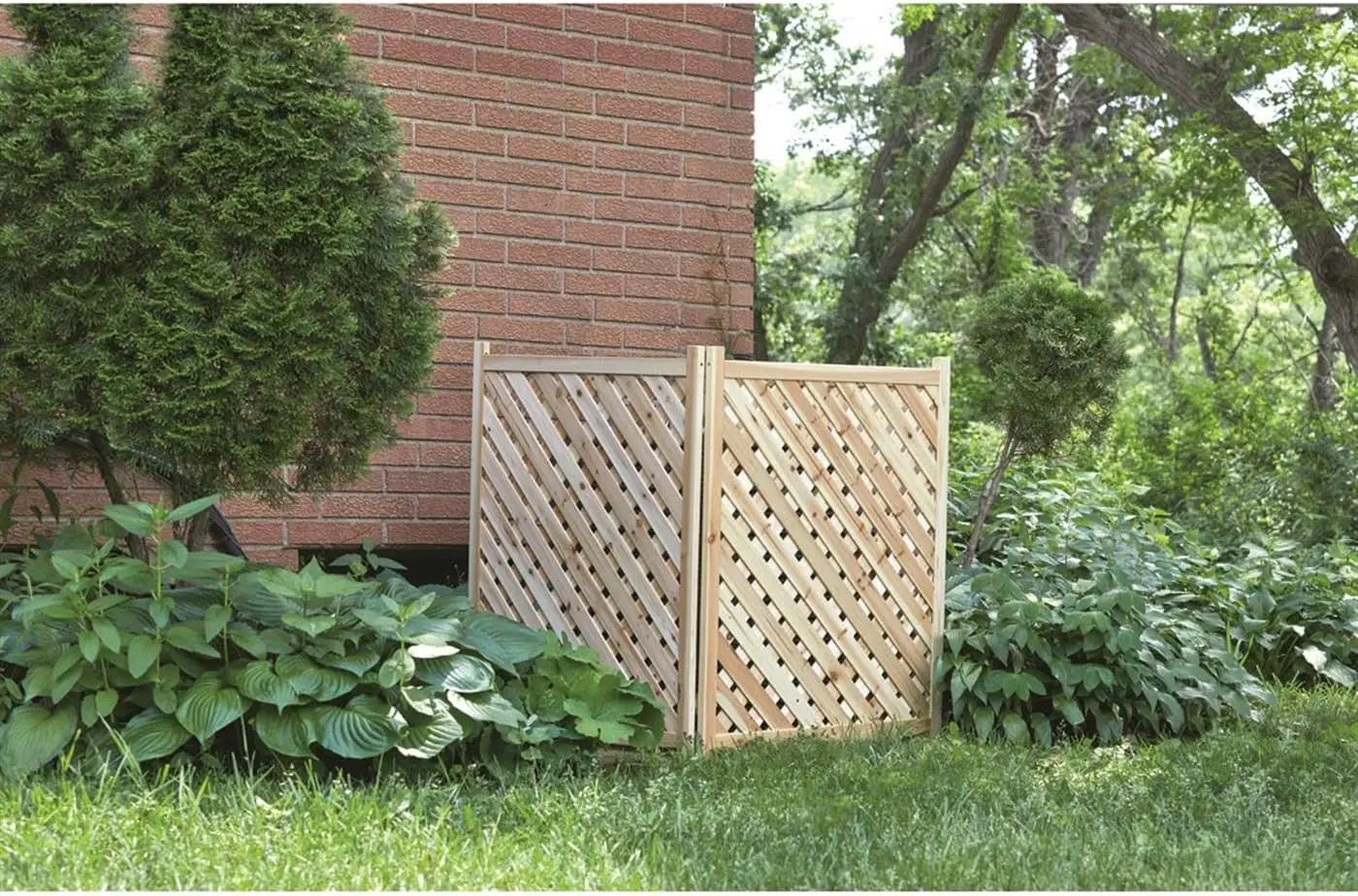 Air Conditioner Fence Screen, capas AC para fora para esconder ar condicionado e para privacidade ao ar livre