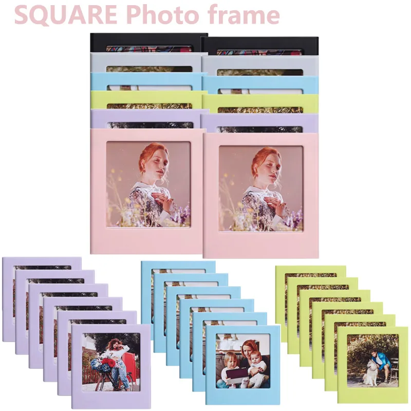 

Квадратная фоторамка 1/6 шт. Магнитные рамки подходят для Fujifilm Instax Square SQ1 SQ6 SQ10 SQ40 SQ20 Film Camera Link Printer